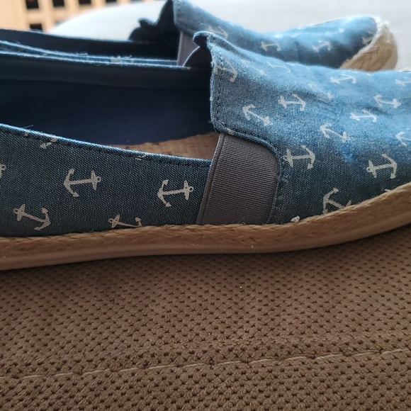 Bass Anchor Nautical Espadrille Canvas Shoe - Picture 2 of 3